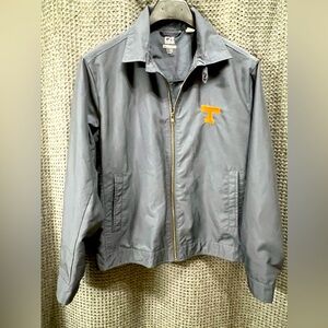 Cutter & Buck Gray Jacket with Orange Logo